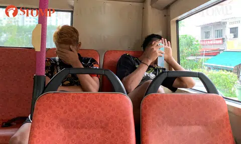 'Delinquents' spit and spray bus commuters with saliva after playing music at full blast