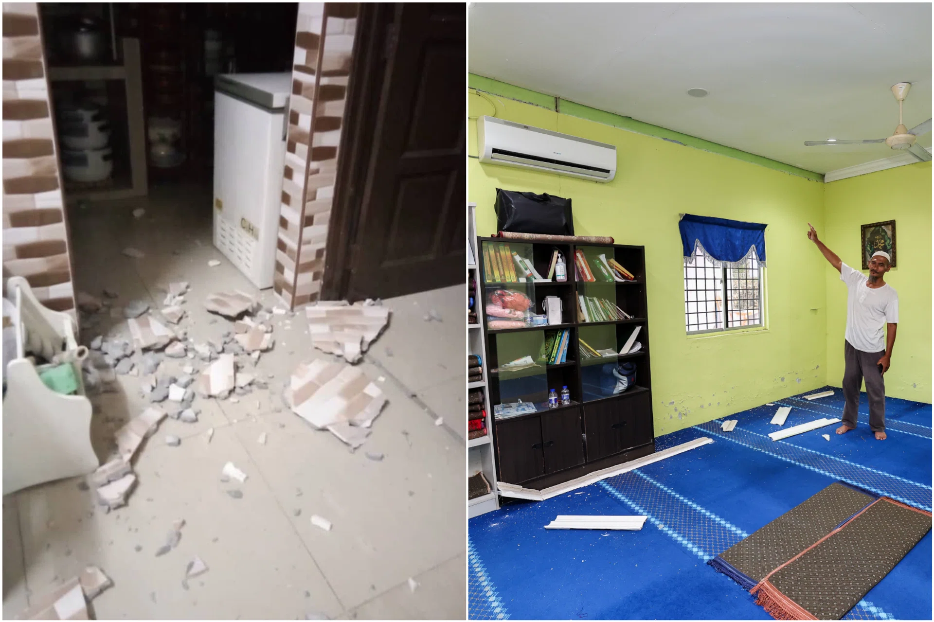 The earthquake struck Segamat – an inland Johor city of more than 200,000 residents some 180km north of Singapore – at 6.13am.