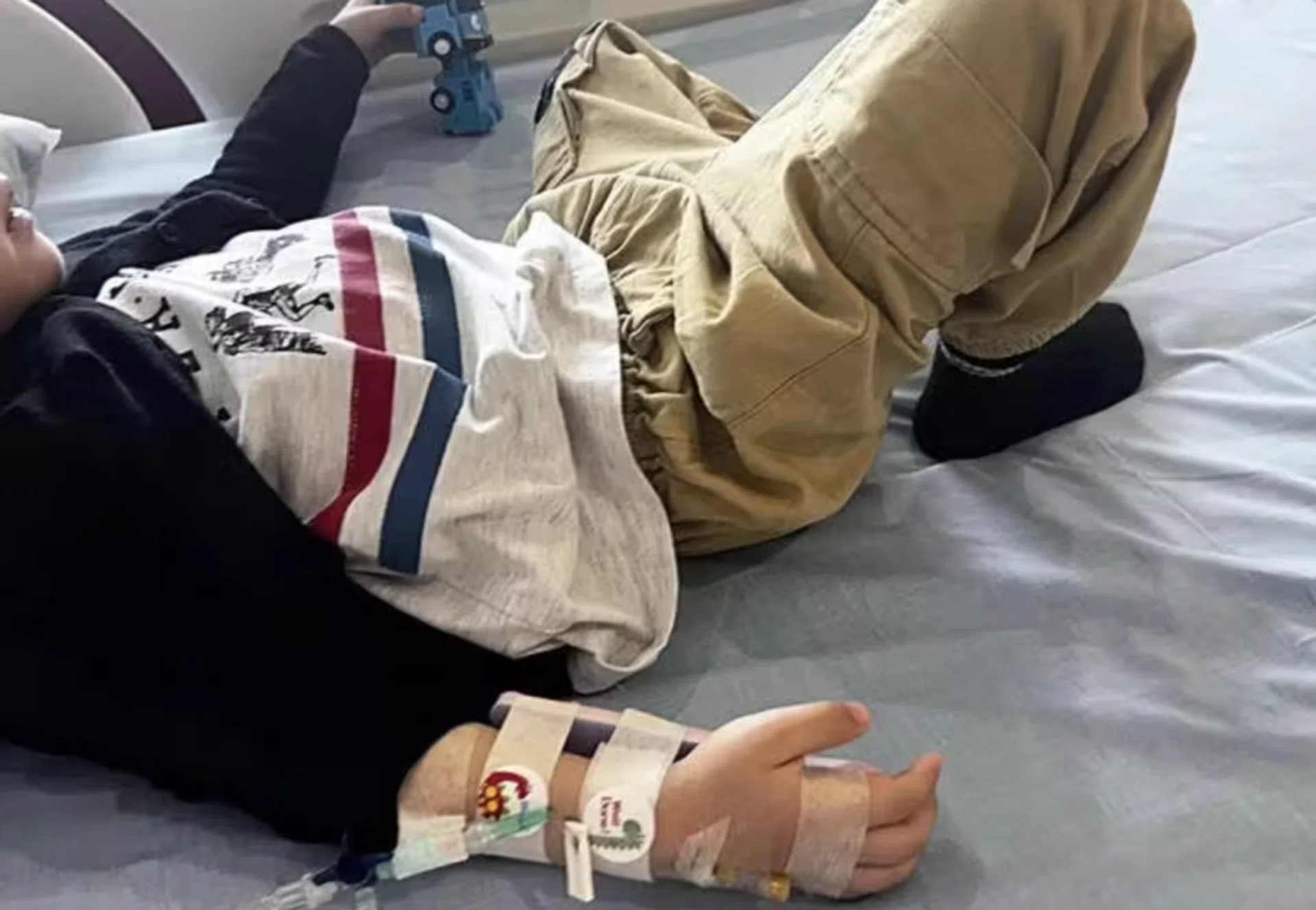 The five-year-old had diarrhoea and vomiting for three days.