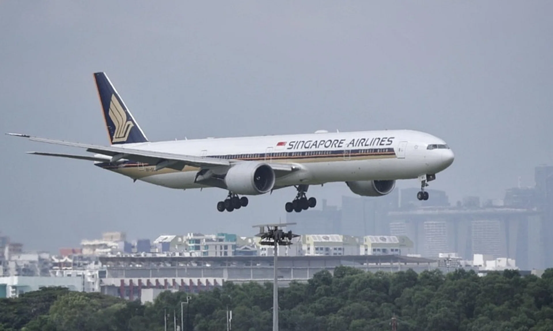 There were 249 passengers and 17 crew members on board the Boeing 777-300ER.