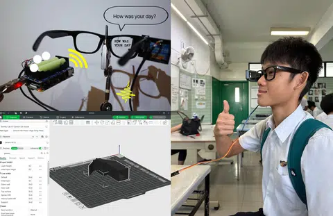ACS(I) students bring subtitles to life with glasses that transcribe