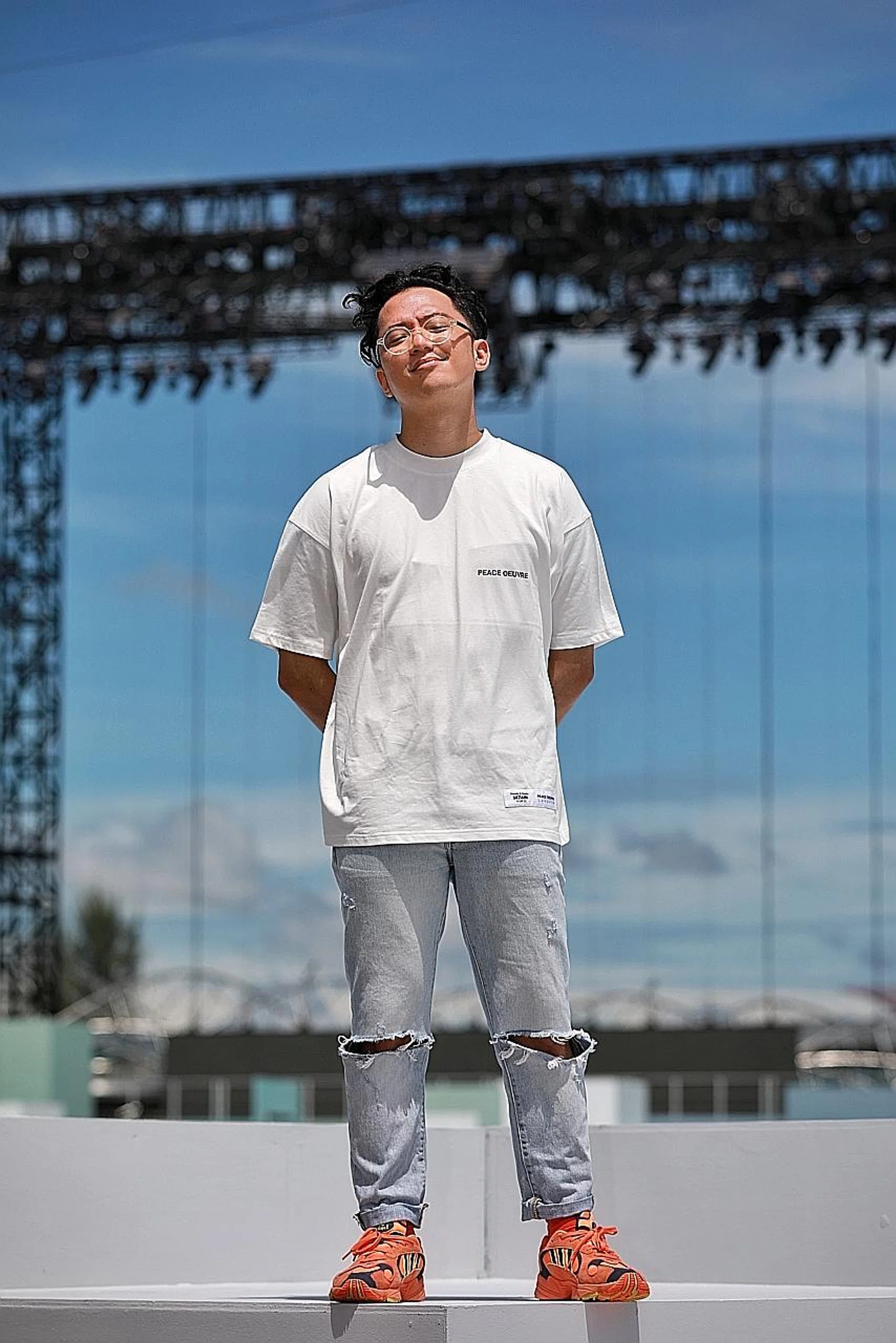Singer-songwriter Sezairi Sezali, 34, will be performing his song at the National Day Parade tomorrow. About 600 performers are expected to be in the spotlight at the Marina Bay floating platform.