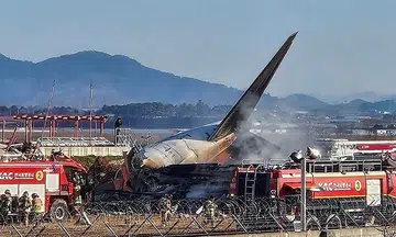 Jeju Air plane crashes upon landing; 179 presumed dead