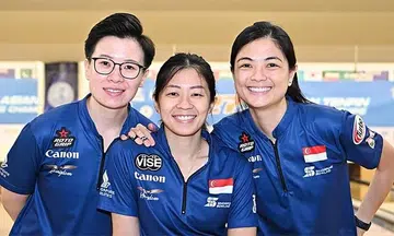 Singapore bowlers bag trios gold gold at Asian Championship