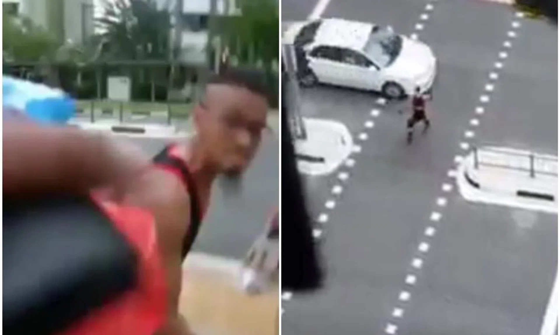 Fadhil Yusop is accused of using a samurai sword to cut Kumarapeli Arachchige Amila Chinthana three times on March 14, 2022.