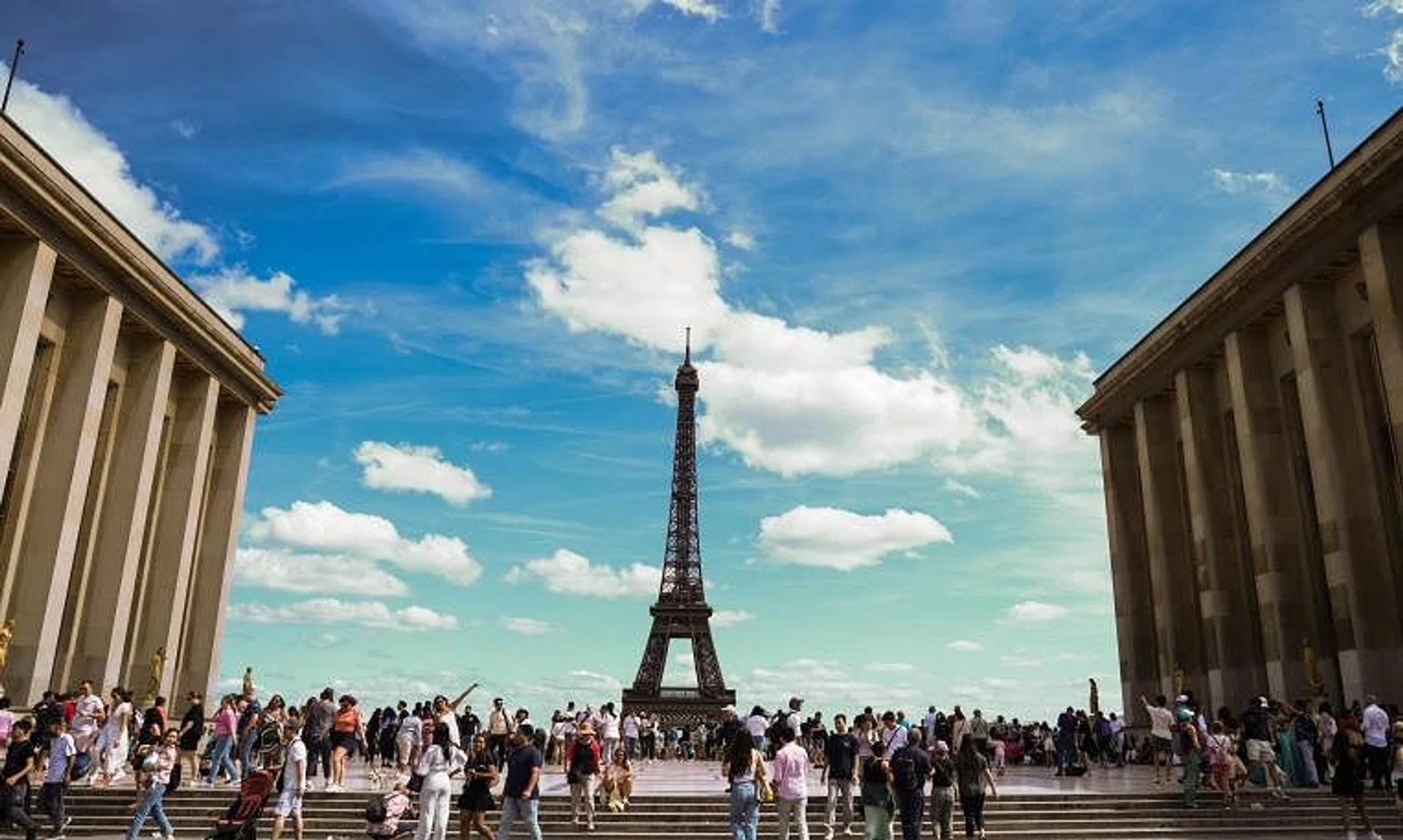 Security guards roused the men “in the early morning” as they were making their rounds before the Eiffel Tower’s 9am opening time.
