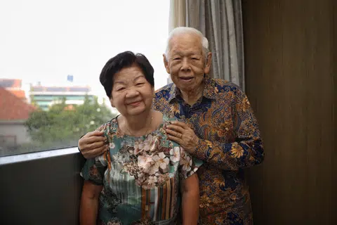 Mr Peter Chua and Madam Molly Foong began their relationship when they first met as teenagers while taking the same bus home after school.