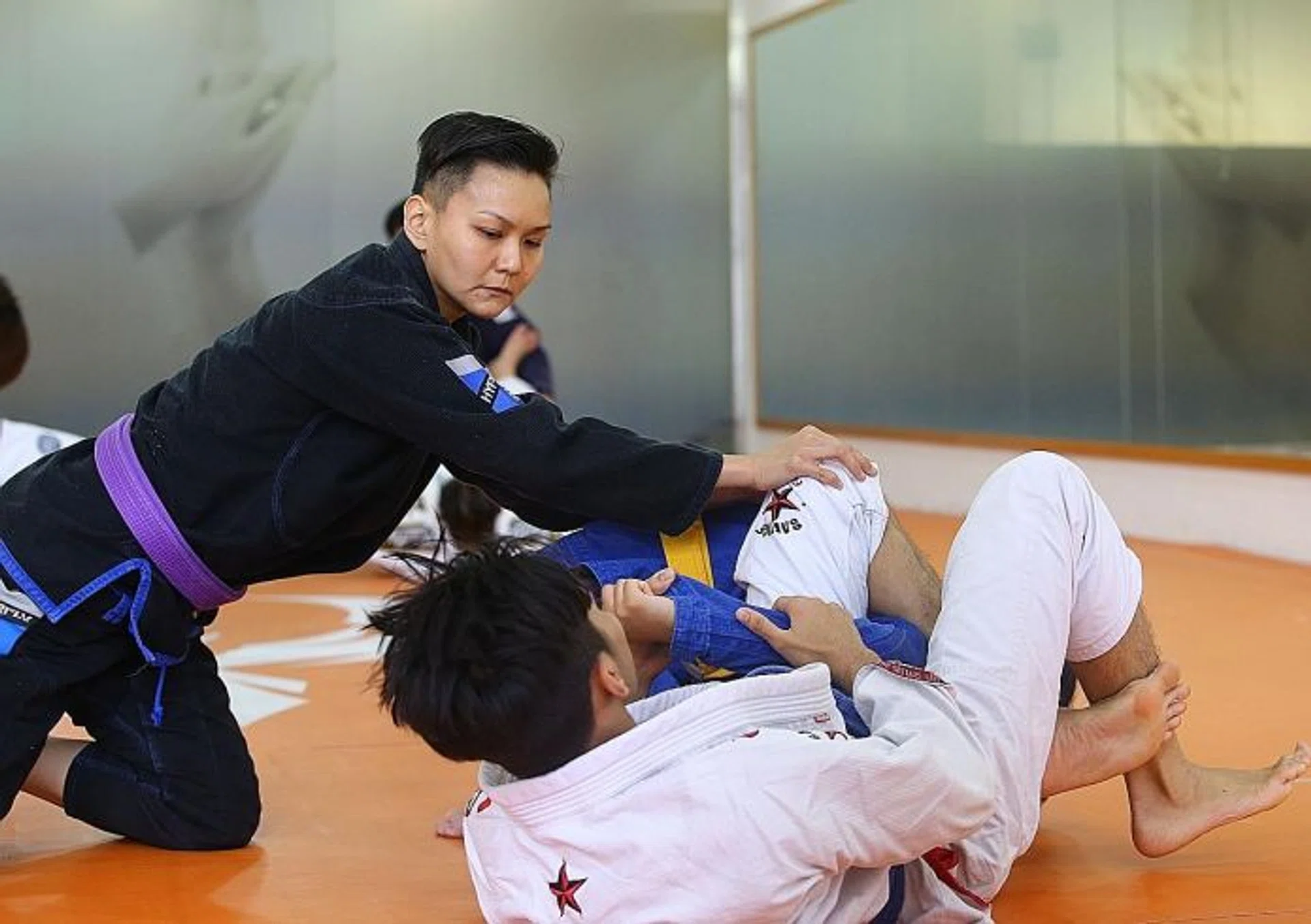 POSITIVE: Ms Grace Huang turned a bad relationship into an opportunity to pick up martial arts.