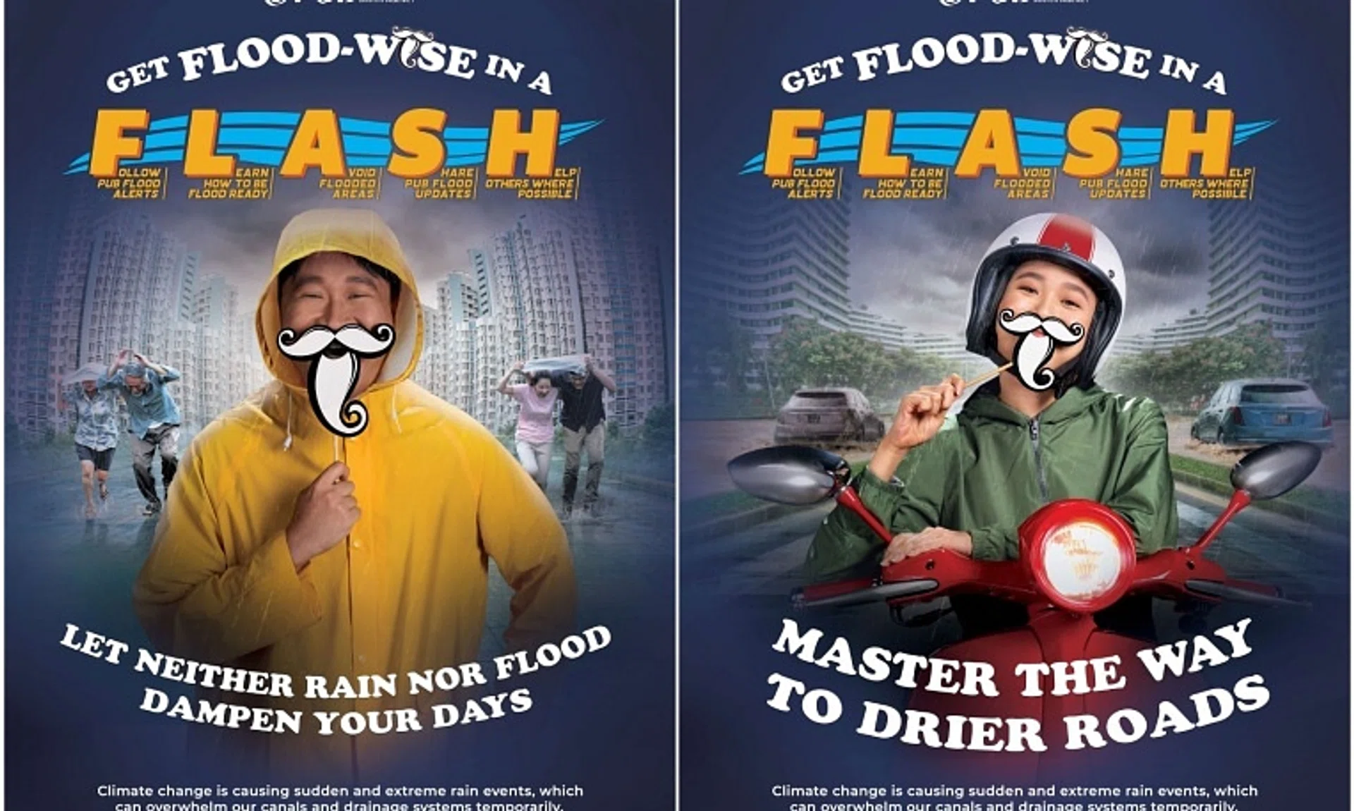 National water agency PUB launched its first campaign to encourage the public to be flood ready.