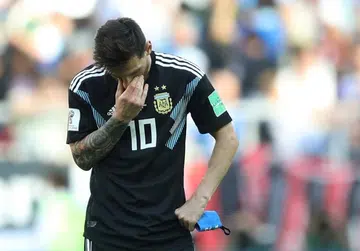 Argentina's celebrations put on Ice