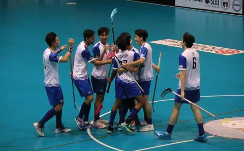 Singapore clinch Asia Oceania floorball title after 17-1 win over Thailand