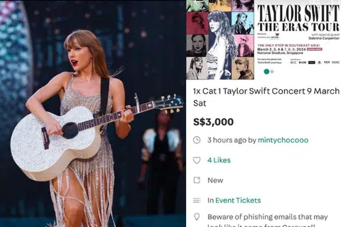 Scalpers selling Taylor Swift tickets for $3,000; tuition centre will reward students with tix