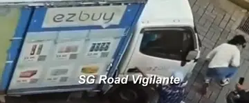 Lorry driver arrested after woman, 54, hit and nearly pinned in Punggol