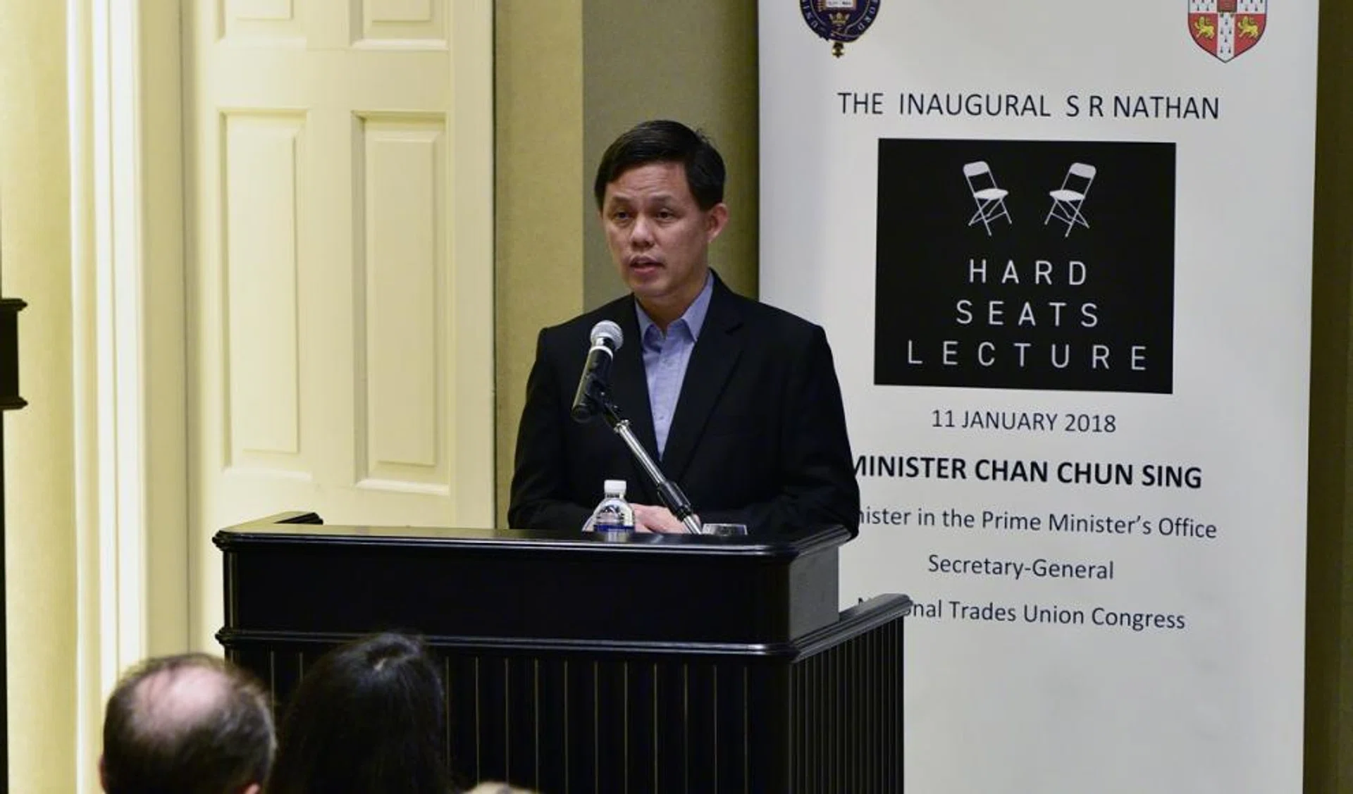 Minister in the Prime Minister’s Office Chan Chun Sing. 