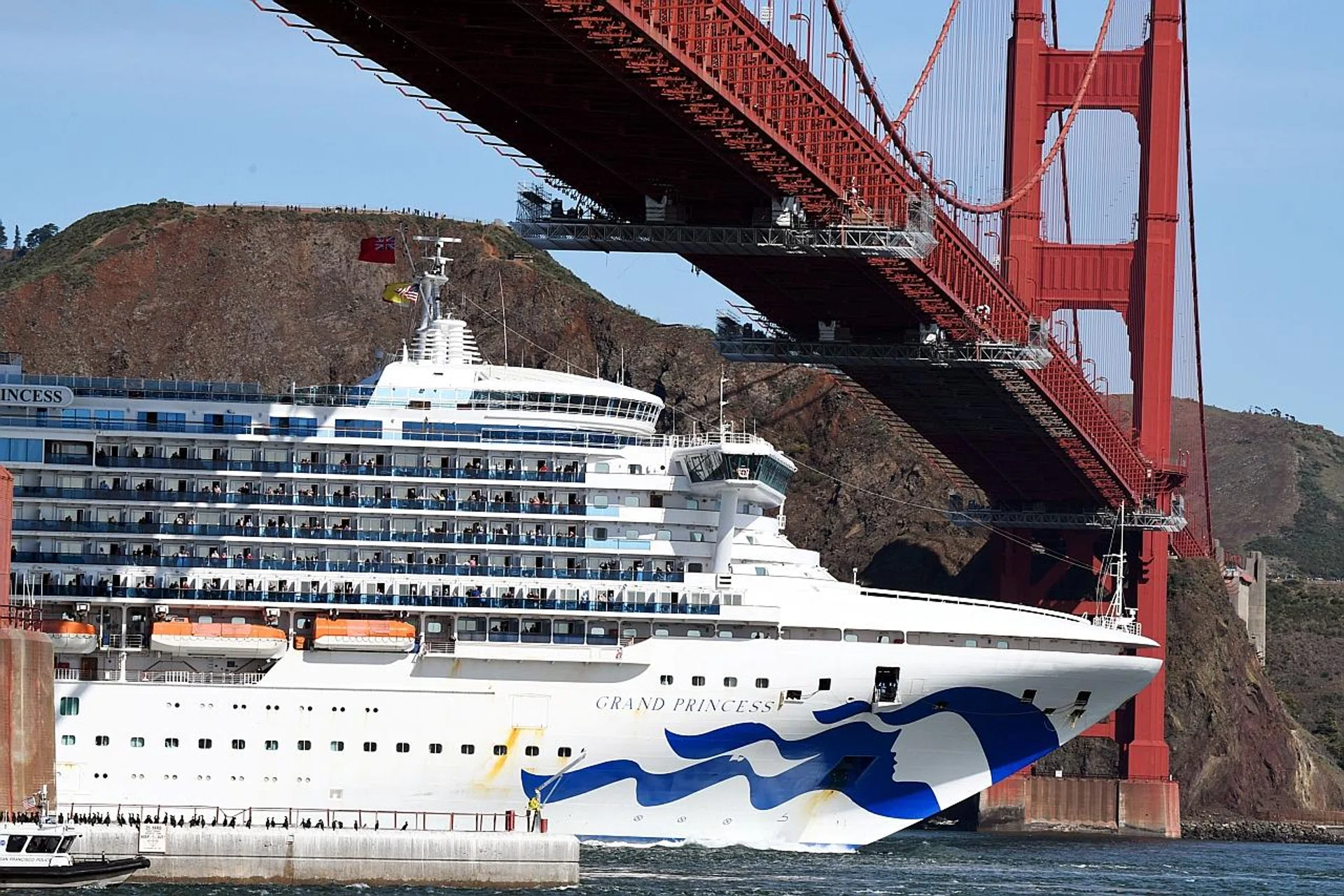 The Grand Princess cruise ship, which had several passengers who tested positive for Covid-19, finally docked in California. 