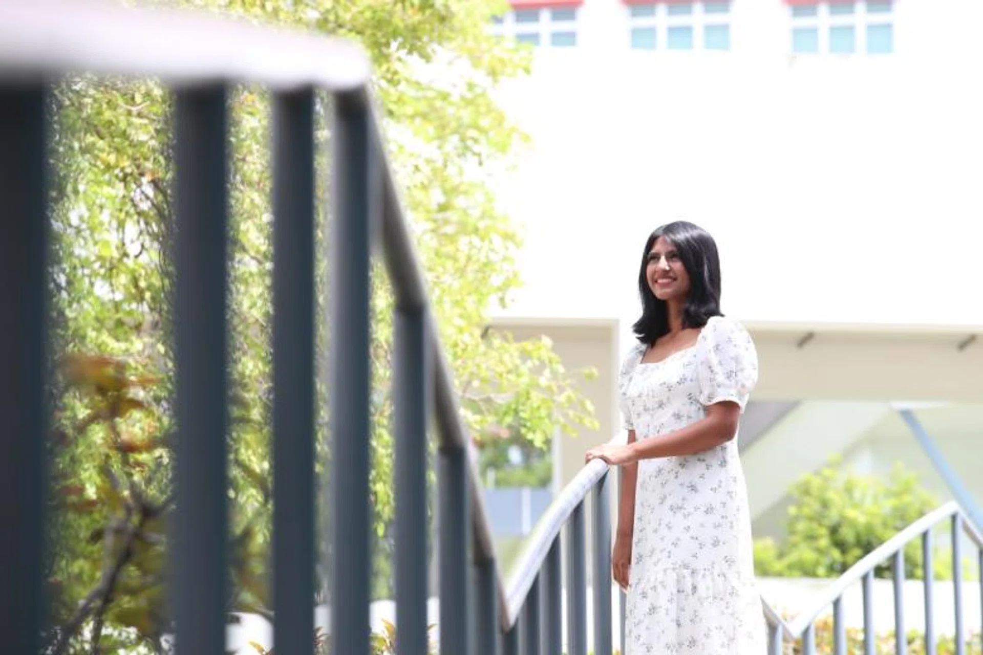 Former Millennia Institute student Ashvini Annathurai discovered she was pregnant and took time out in 2020 to look after her newborn twin daughters. 
