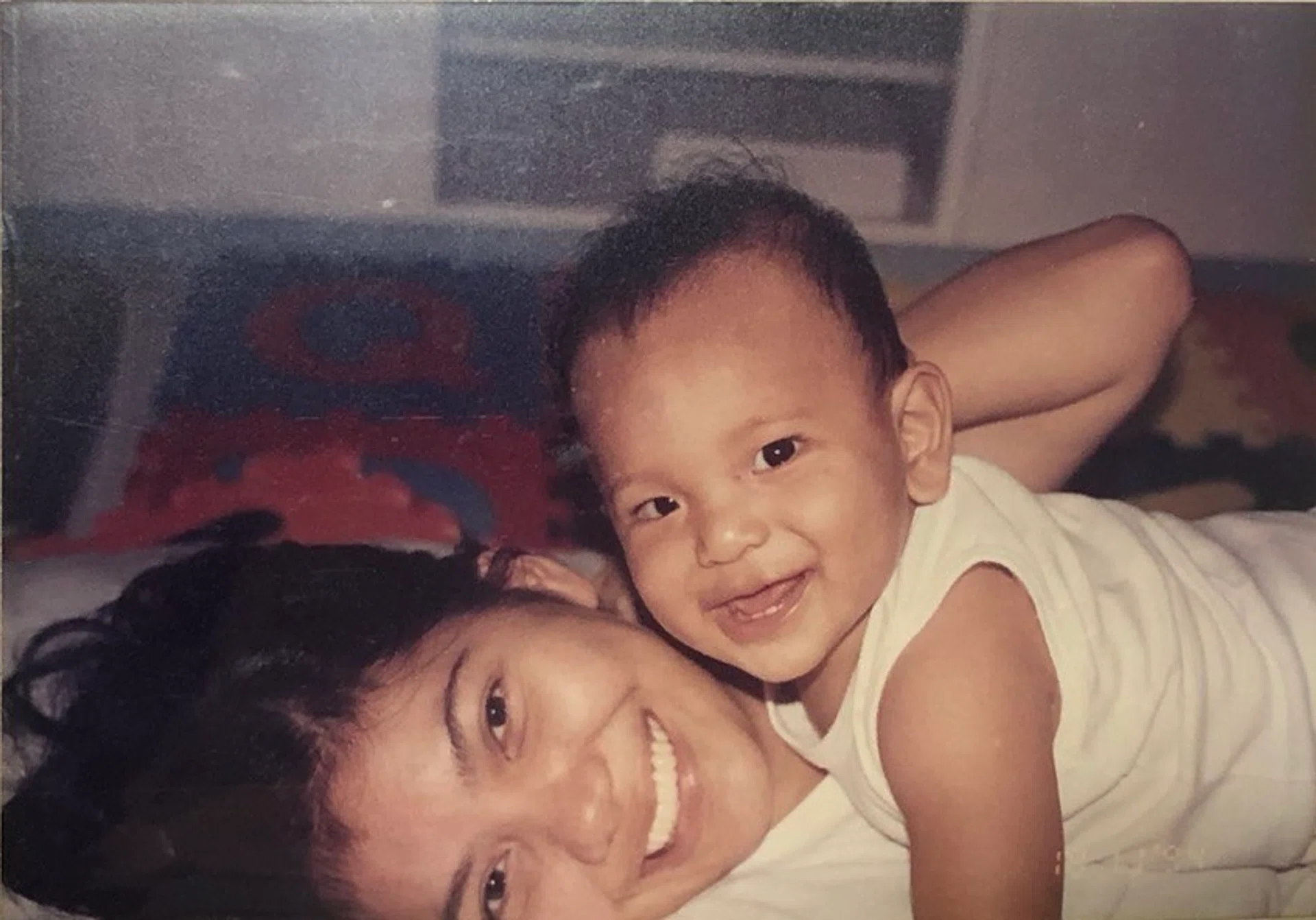 Me and my mama in 1994.