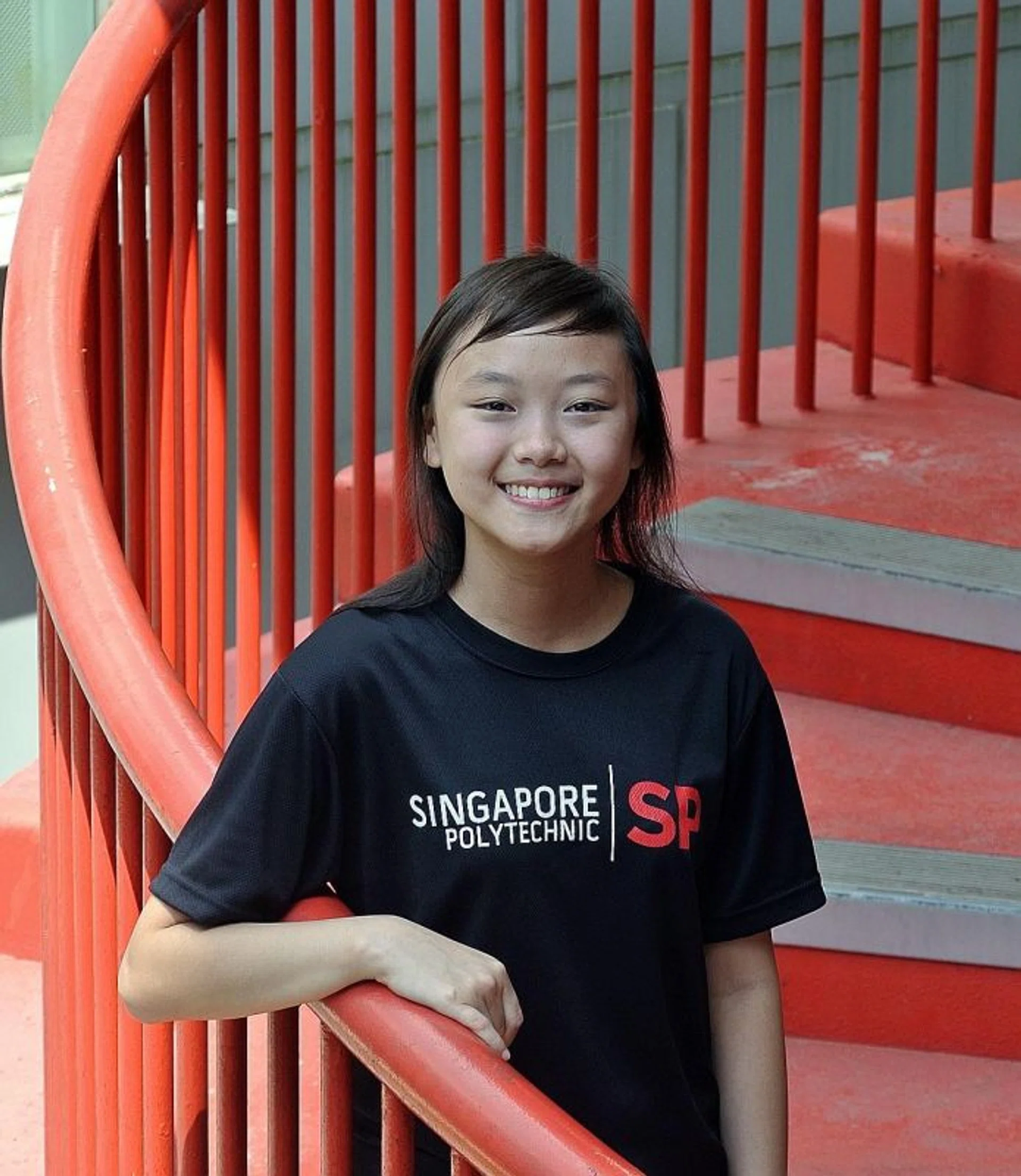 GRIT: Despite being highly sensitive to sunlight, Miss Lee Hwee Leng still wishes to work in the maritime industry.