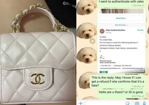 Woman forks out $3,600 for fake Chanel bag from Instagram seller, then gets ghosted