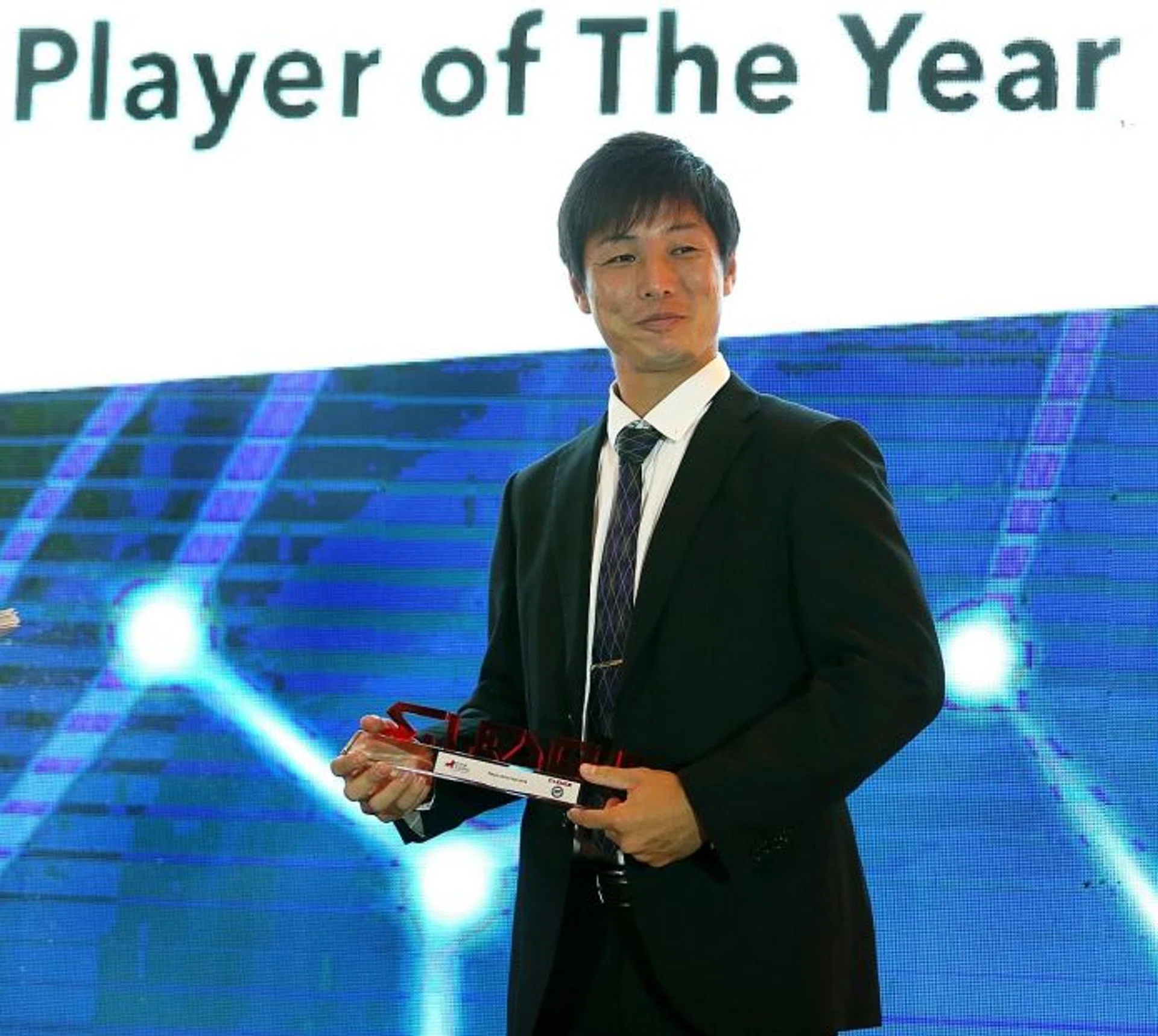 Player of the Year Atsushi Kawata.