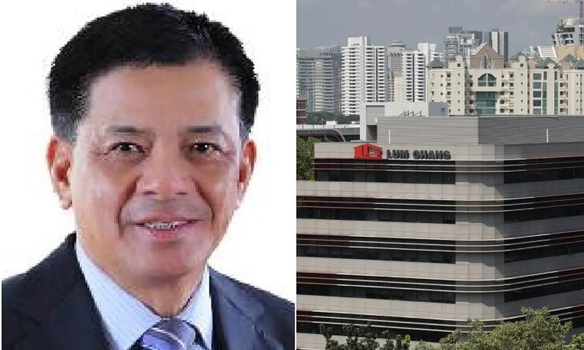 Mr Lum Kok Seng is listed as managing director of Lum Chang Holdings – a property management, interior design and construction firm – on the company’s website.