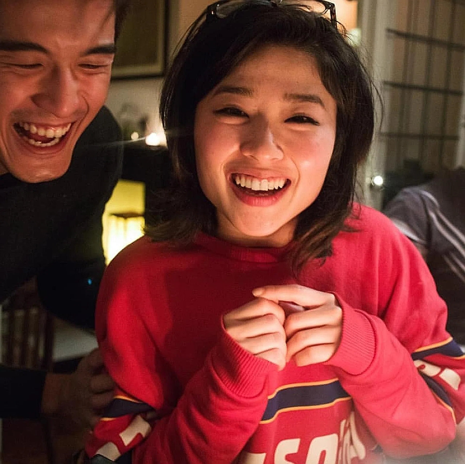 (Above) Nathan Hartono with Na-Young Jeon.