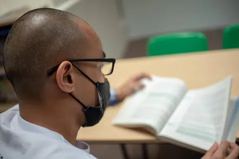 Mr Mason Lim aced his A-level examinations in prison school as he was free from distractions.