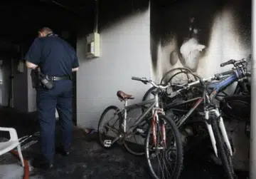Man charged for allegedly causing fire that burnt corridor