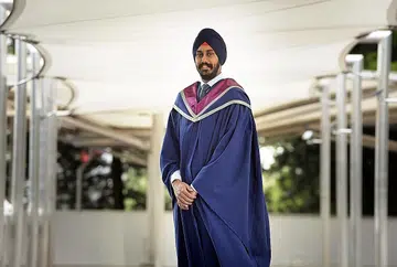 National hockey player, son of late TNP news editor graduates as doc
