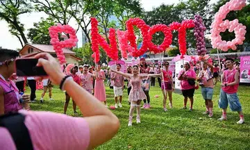 Thousands turn up for annual Pink Dot SG rally