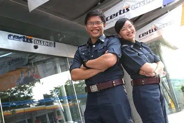 Certis Cisco officers get to study and work