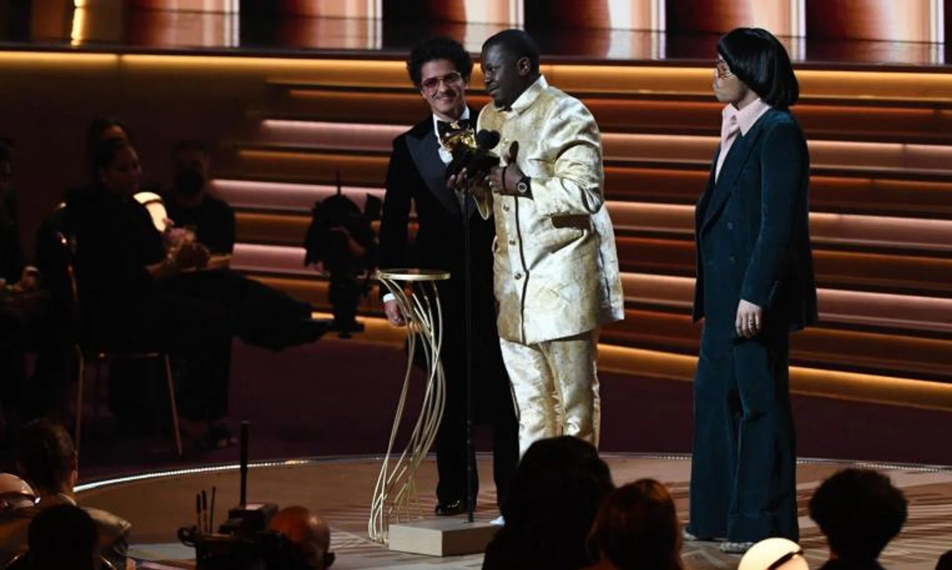 Silk Sonic won Record of the Year award, their fourth award of the night.