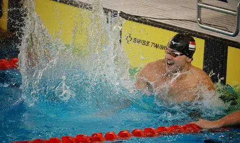 A look back at Schooling's journey from kid to swim king