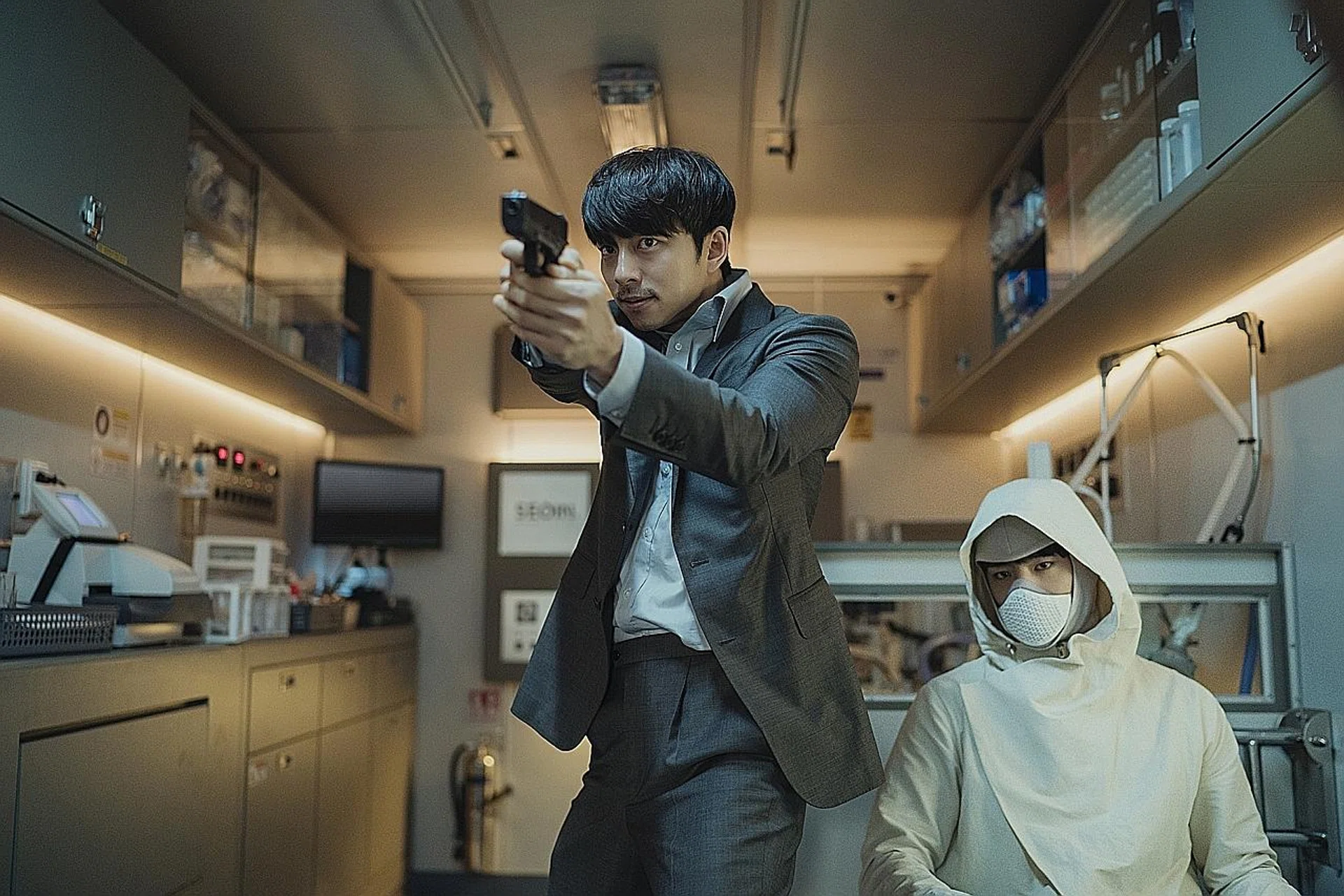 (From left) Gong Yoo and Park Bo-gum deliver in both action and emotional scenes. 