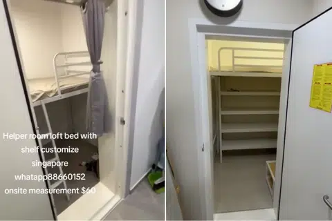 'You call this a room?': Instagram ad of bomb shelter loft beds for helpers gets flak