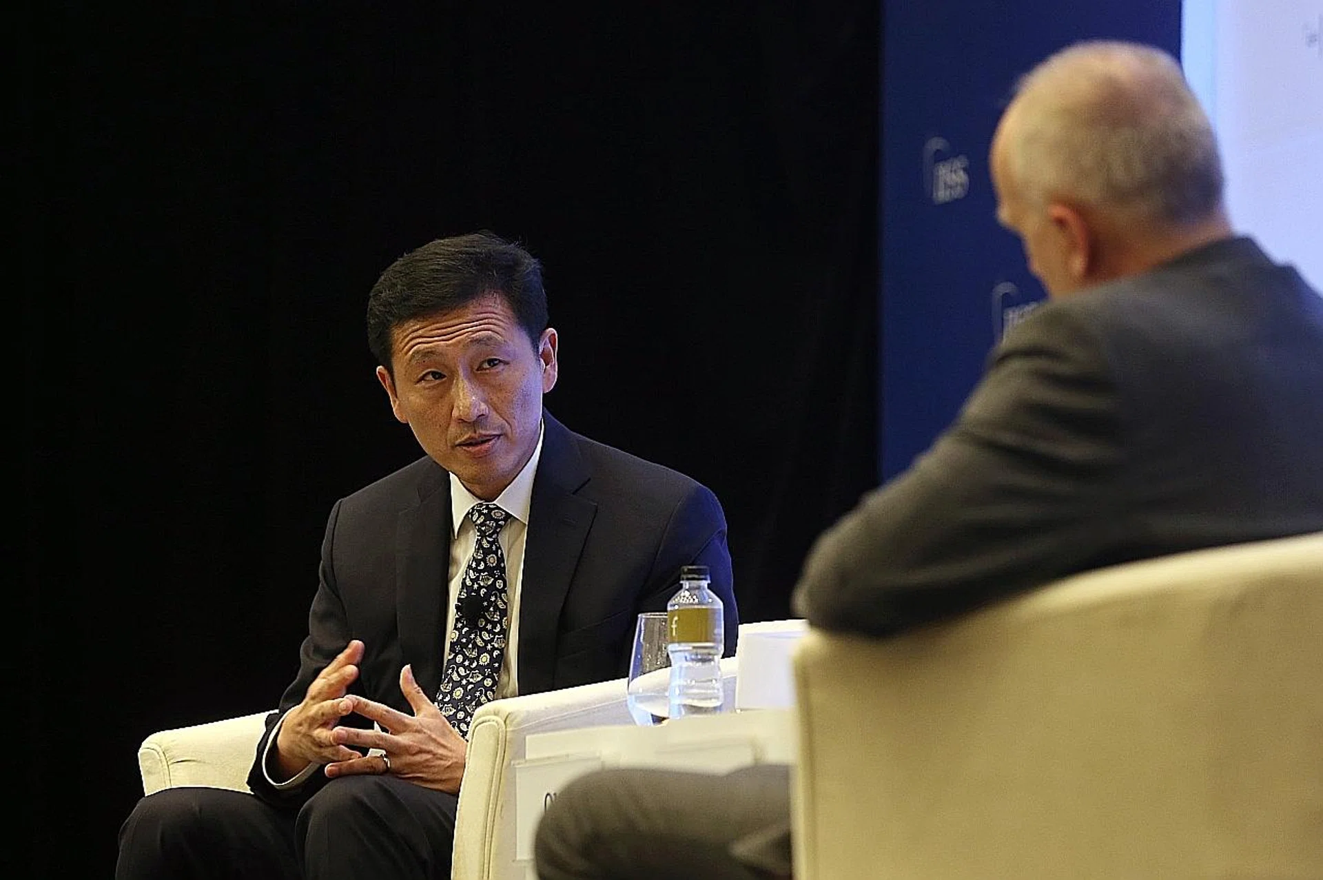 Mr Ong Ye Kung says terror and fake news are challenges in today's world. 