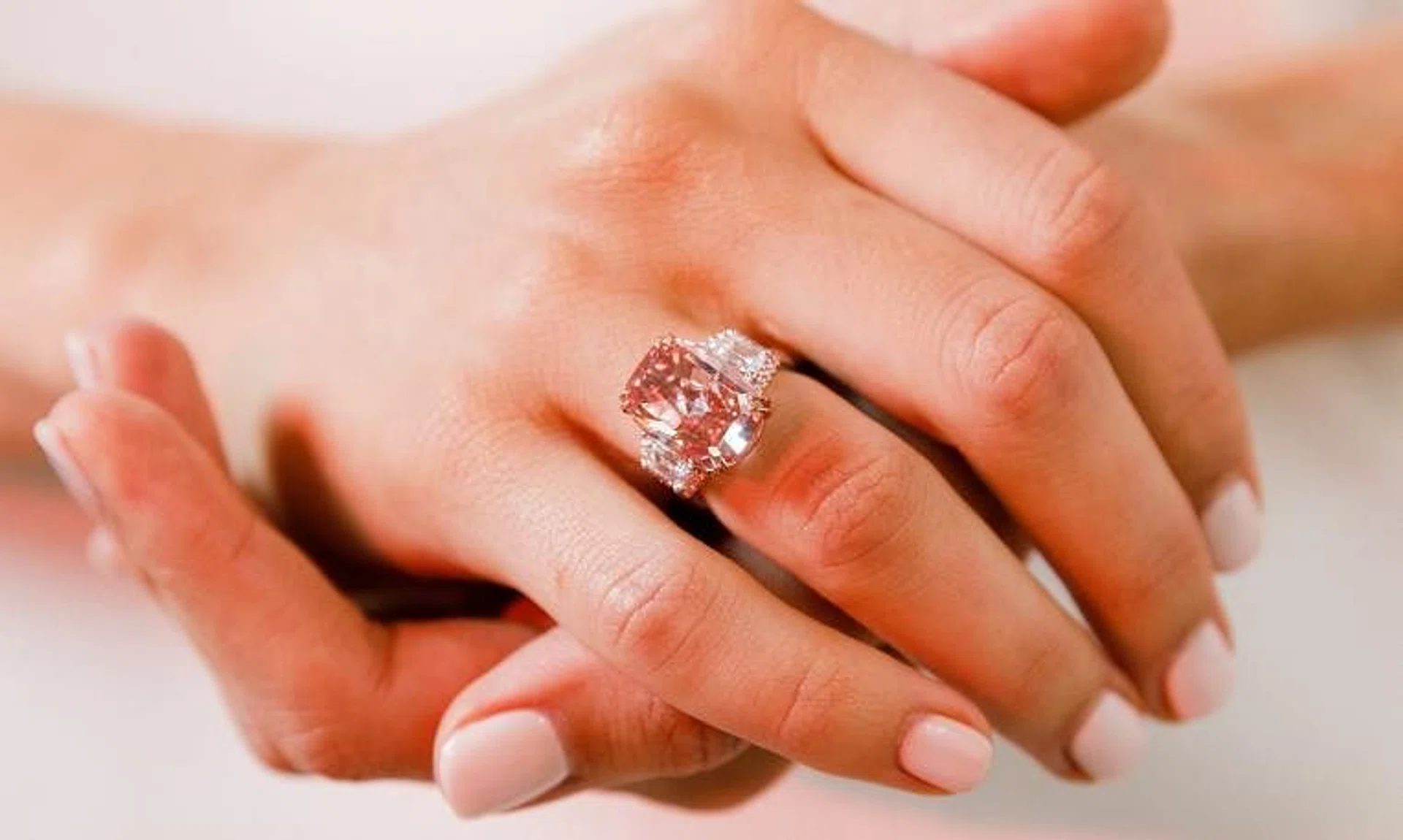 The 11.15-carat Williamson Pink Star was the second-largest pink diamond to be sold at auction.