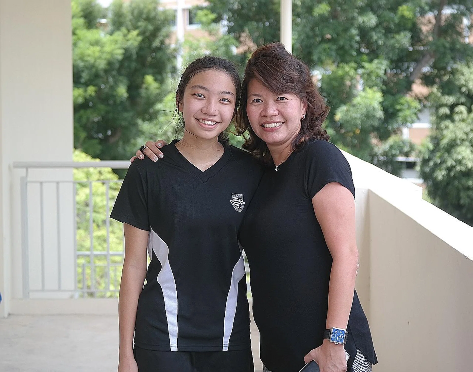 Joie Chia (left) and her mother Maggie.
