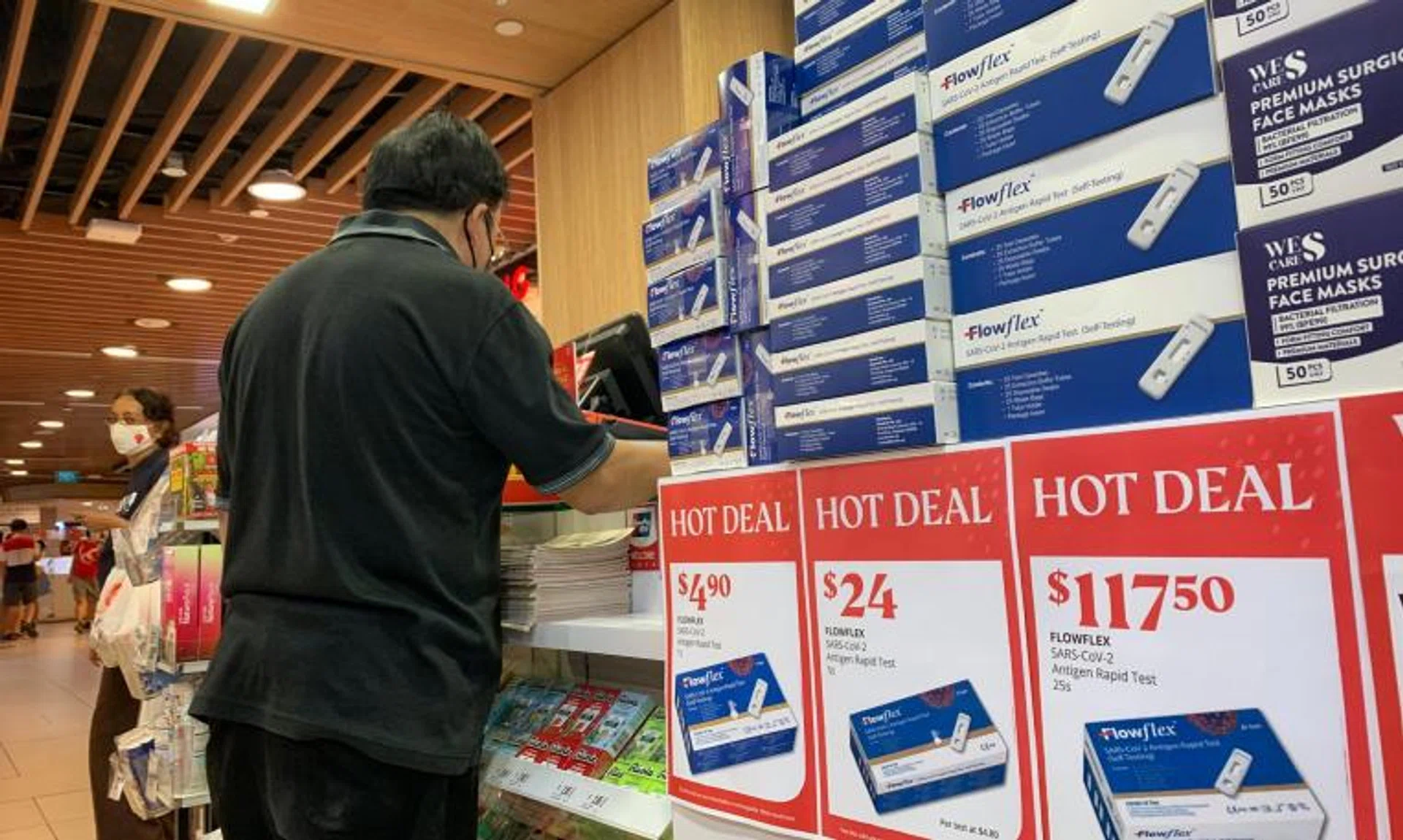 Pharmacy chains like Guardian said that demand for test kits has doubled since mid January.