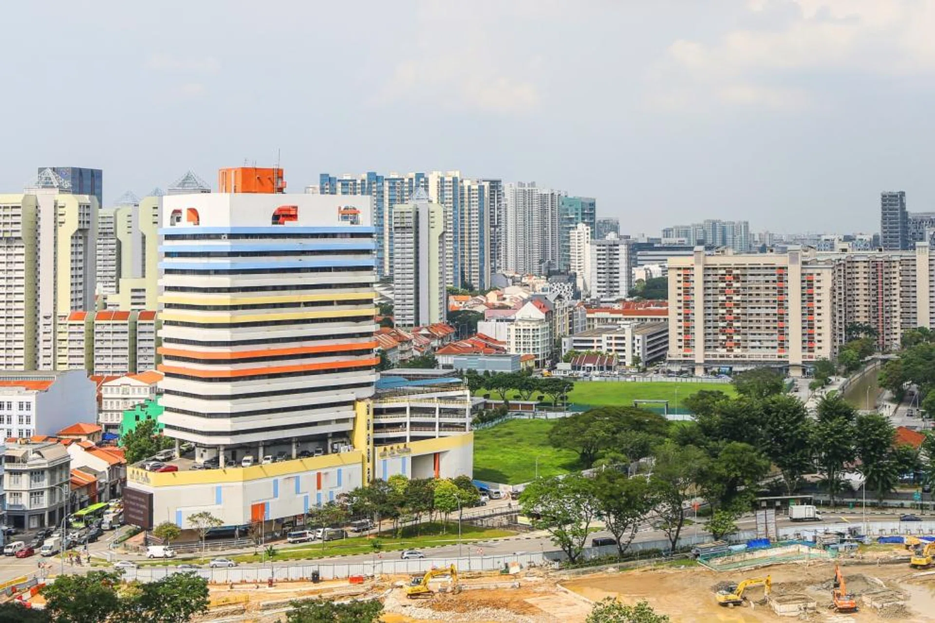 The site where the Rochor BTO project River Peaks I and II will be built.