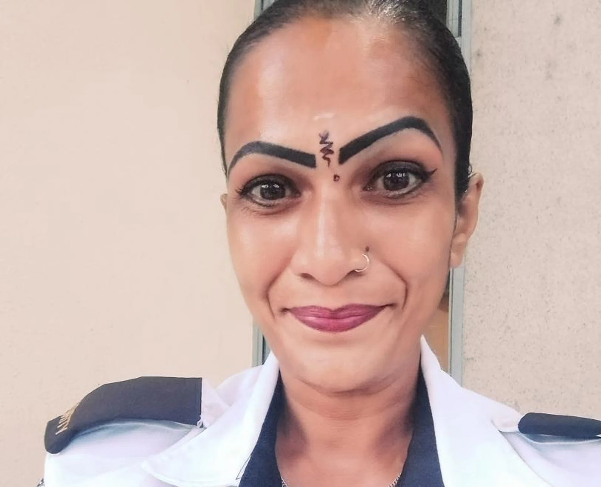 Ms R. Yogeswary has been working as a security guard at the hospital for many years.