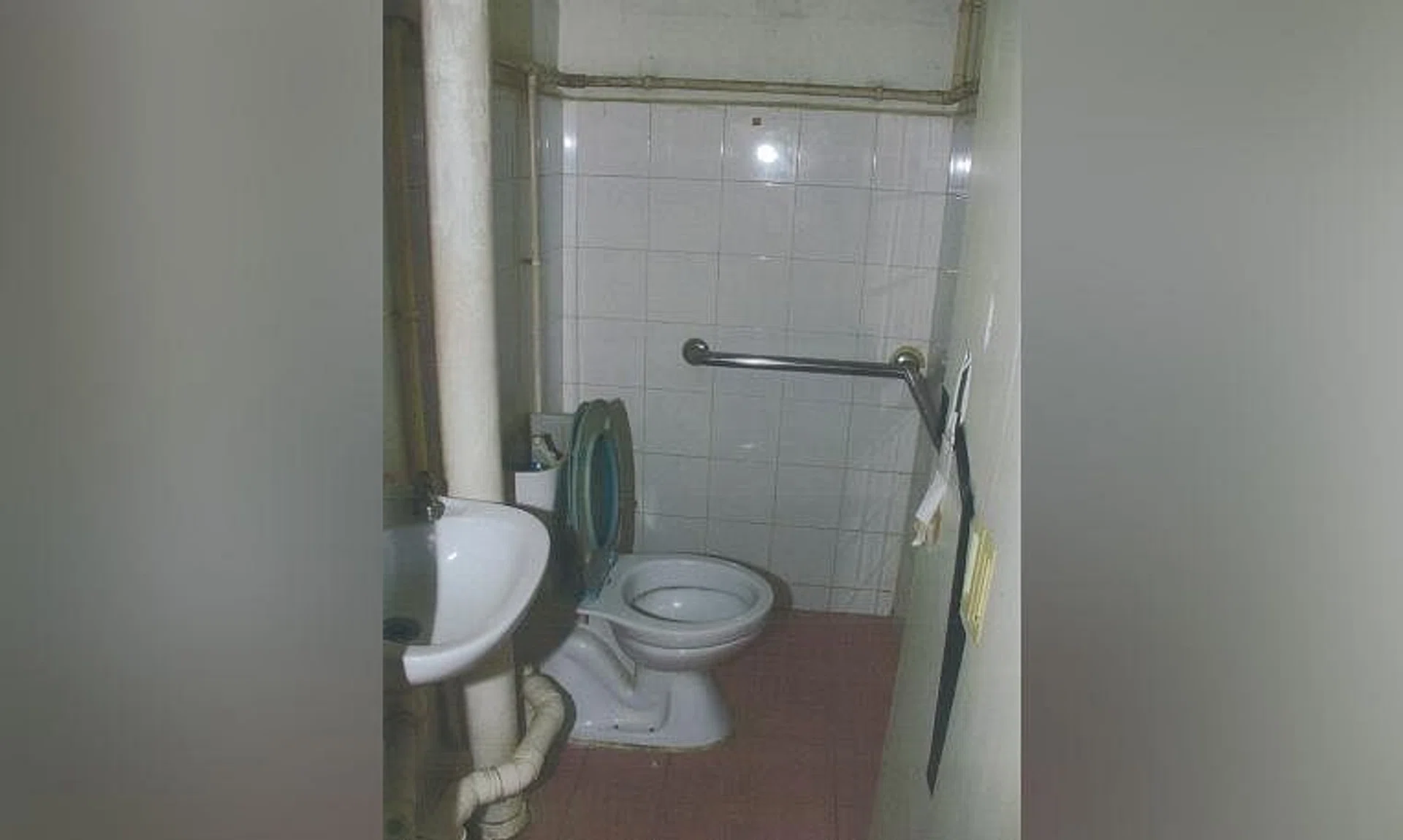 The two children were confined in the toilet and only allowed to come out for meals or when the man and his wife wanted to use the toilet.