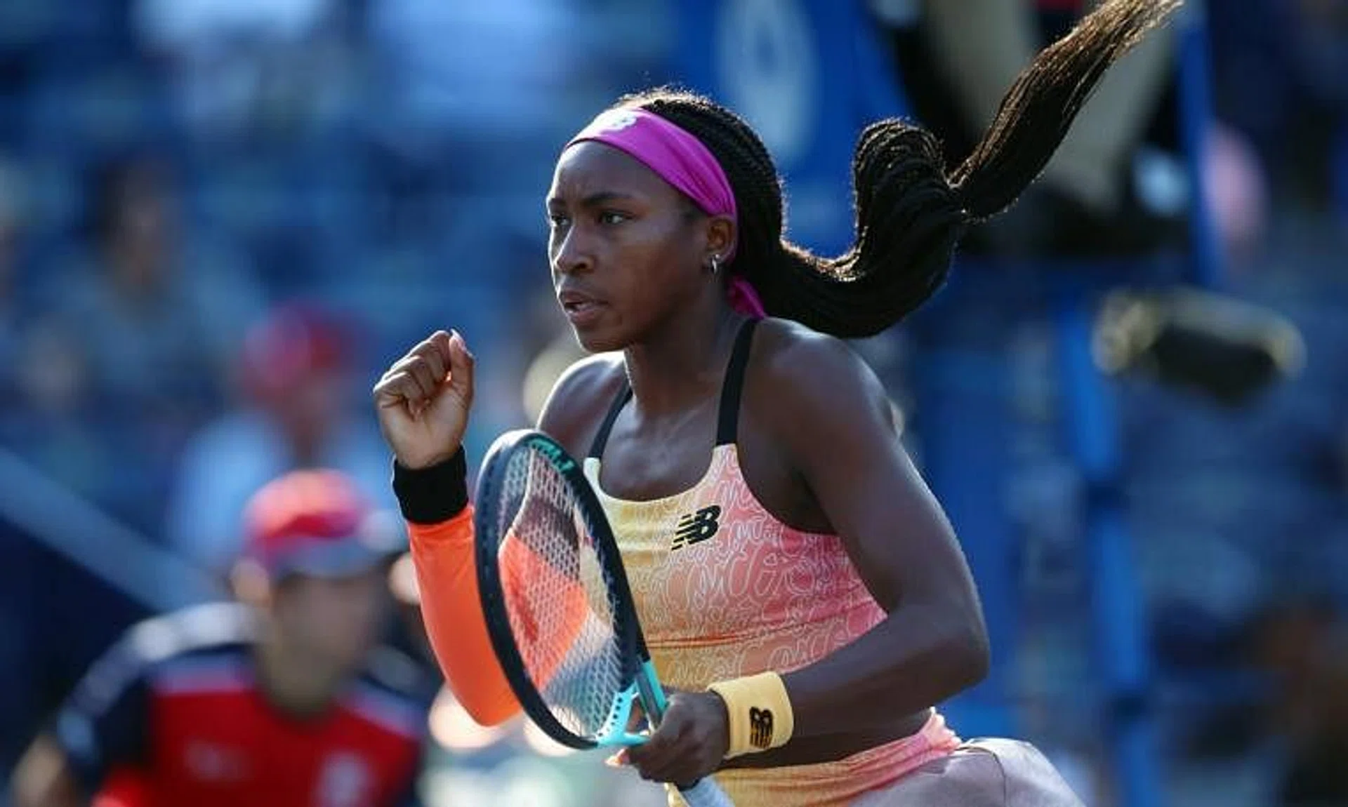 Coco Gauff earned her first wages playing the role of a young Serena Williams for an airline commercial.