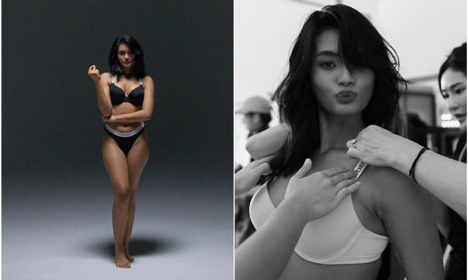Ms Nia Atasha was picked as one of the faces of Victoria’s Secret’s T-shirt Bra collection.