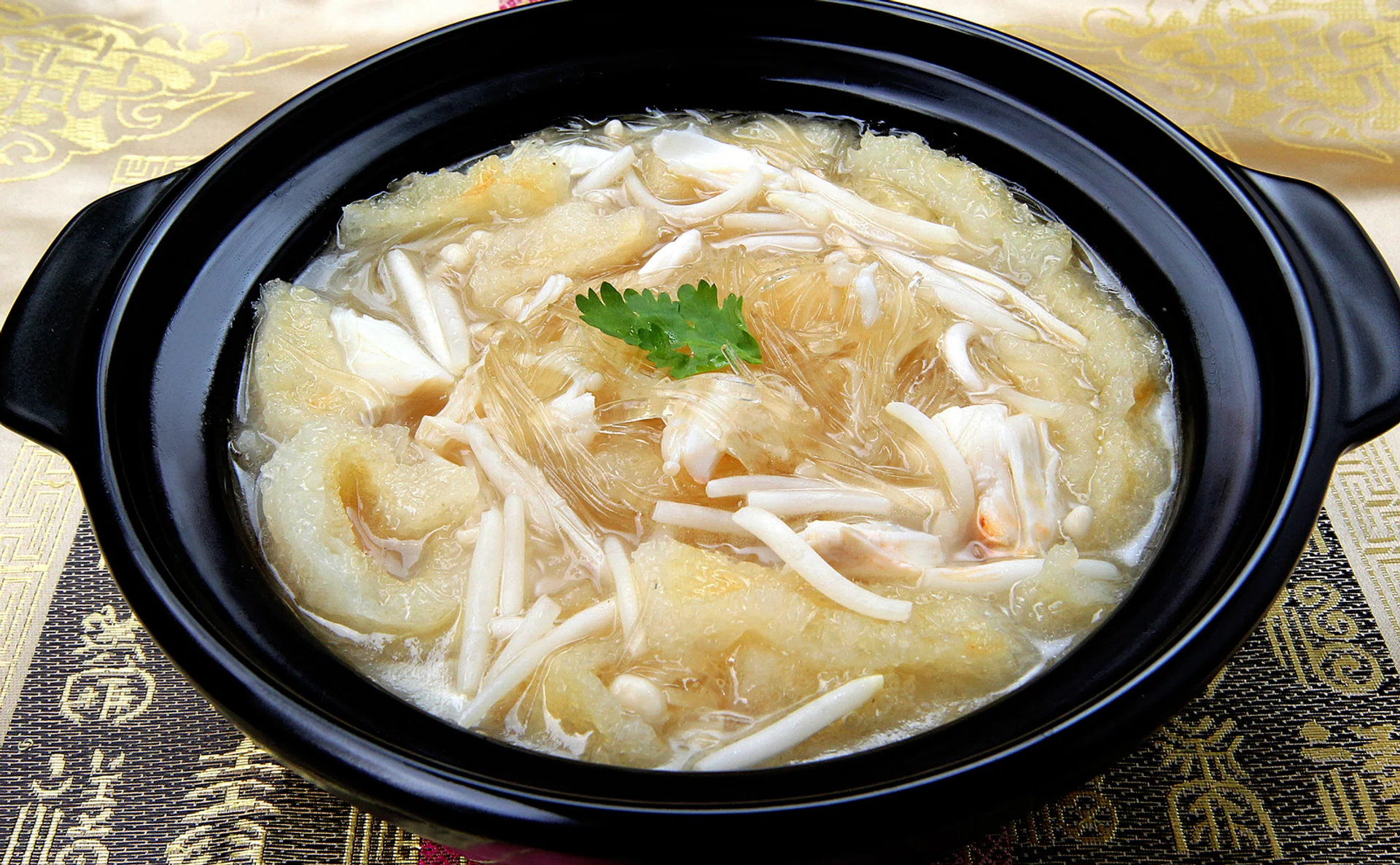 Mock shark’s fin soup.