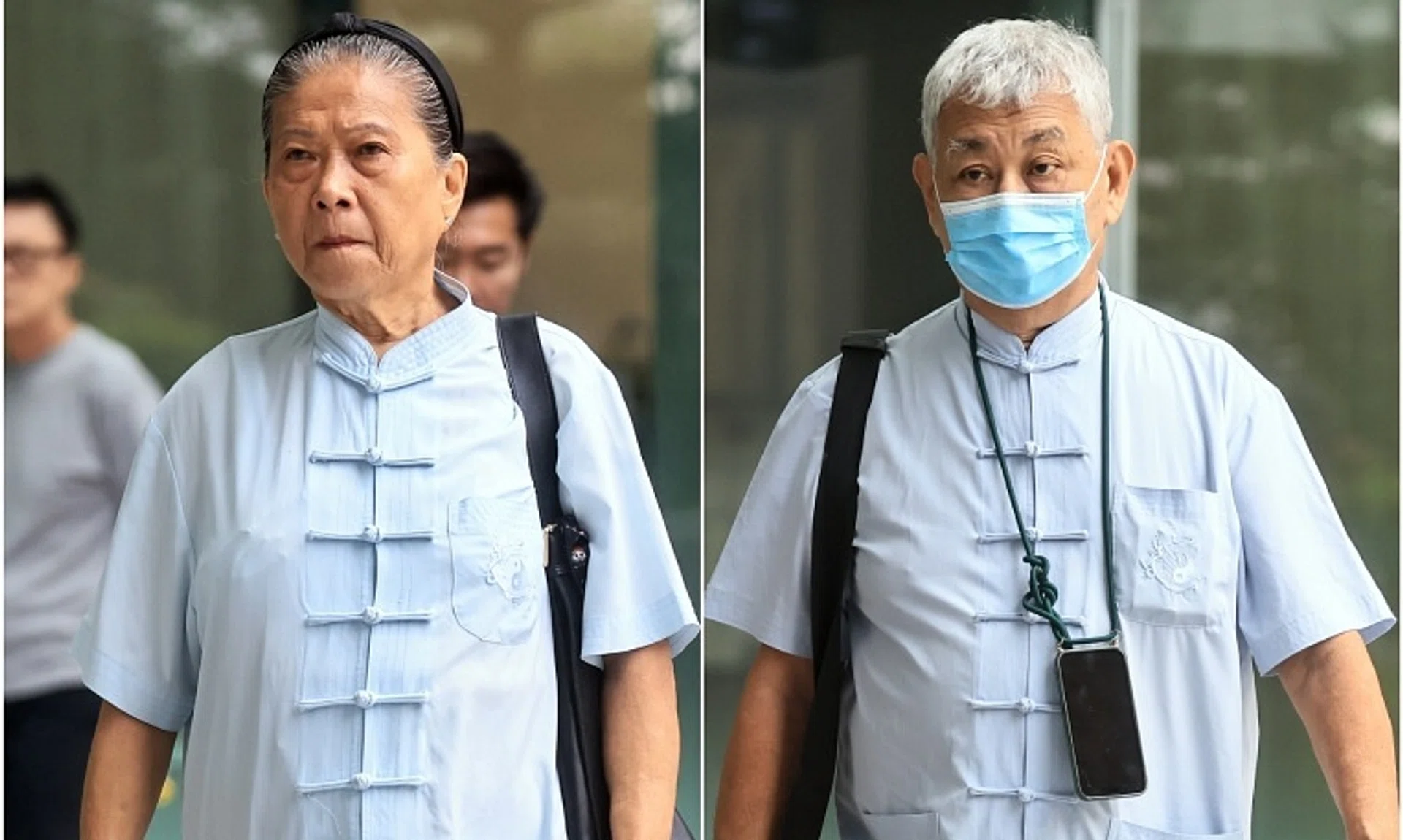 Ms Lou Ai Pang (left) and Mr Kow Jong Tsuan had alleged that the chairman of the Taoist Federation of Singapore defamed them.