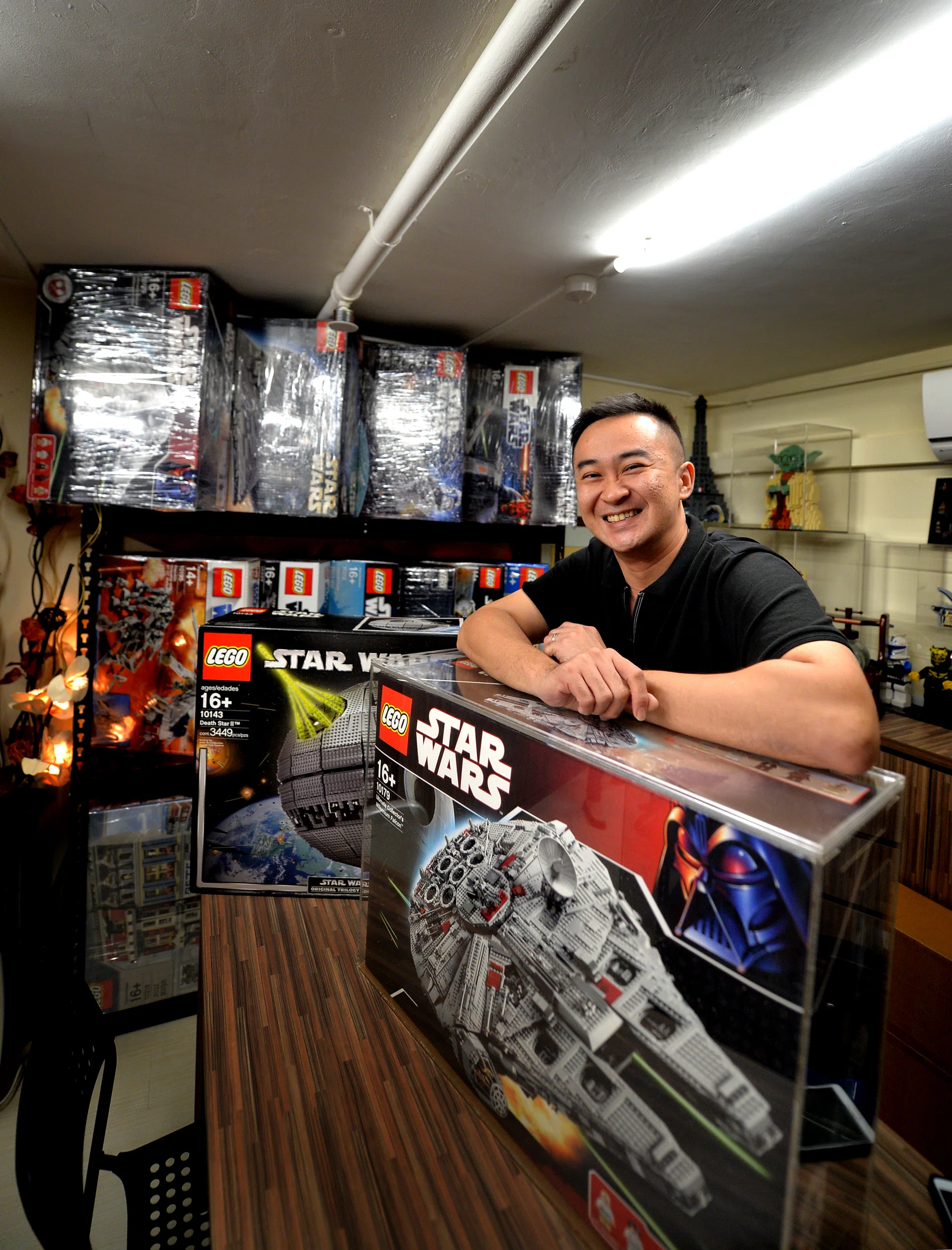 VALUABLE: Lego’s The Ultimate Collector’s Millennium Falcon is now worth $7,000 to $9,000, says collector Johnson Lim. 