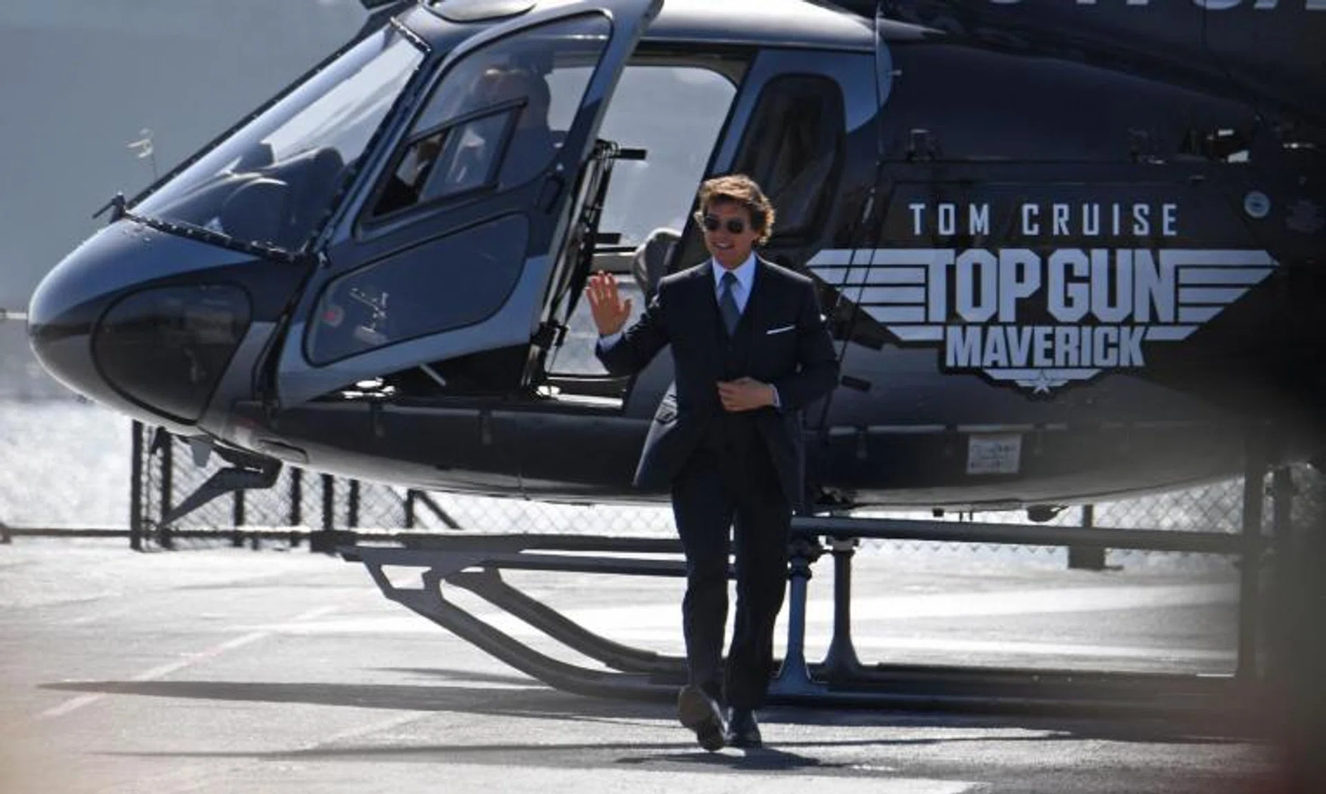 In his new film, Tom Cruise's Maverick returns to the US Navy's elite TOPGUN fighter weapons school.