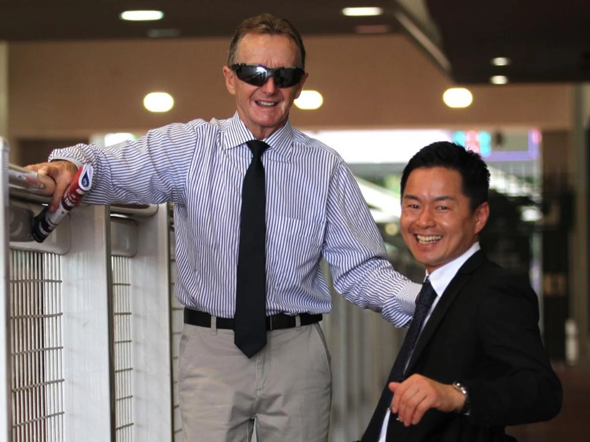 Steven Burridge's Trigger Express gave Kanichiro Fujii (at April 13 races) his only Kranji Group win in the 2007 G3 Chairman's Trophy.
