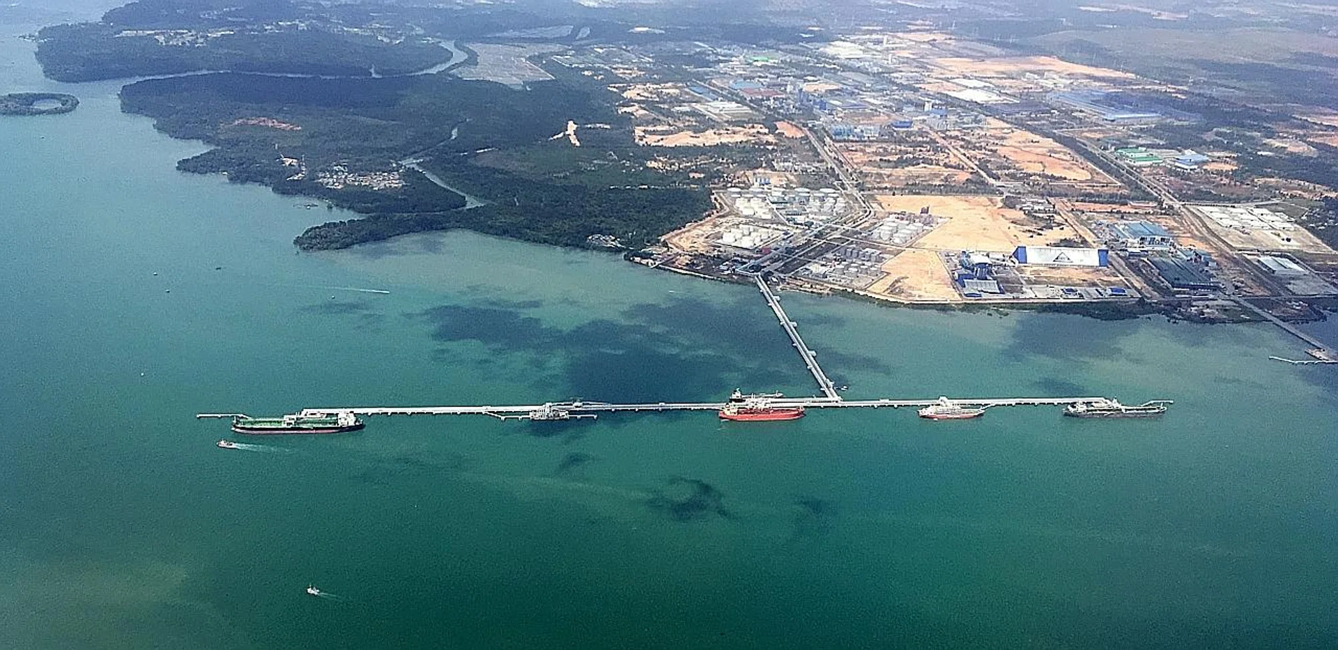 The integrated complex off the coast of Pengerang. 